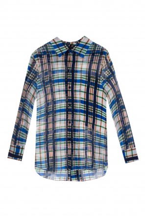 See-through checked shirt, zdjęcie 1 See-through checked shirt od Marni